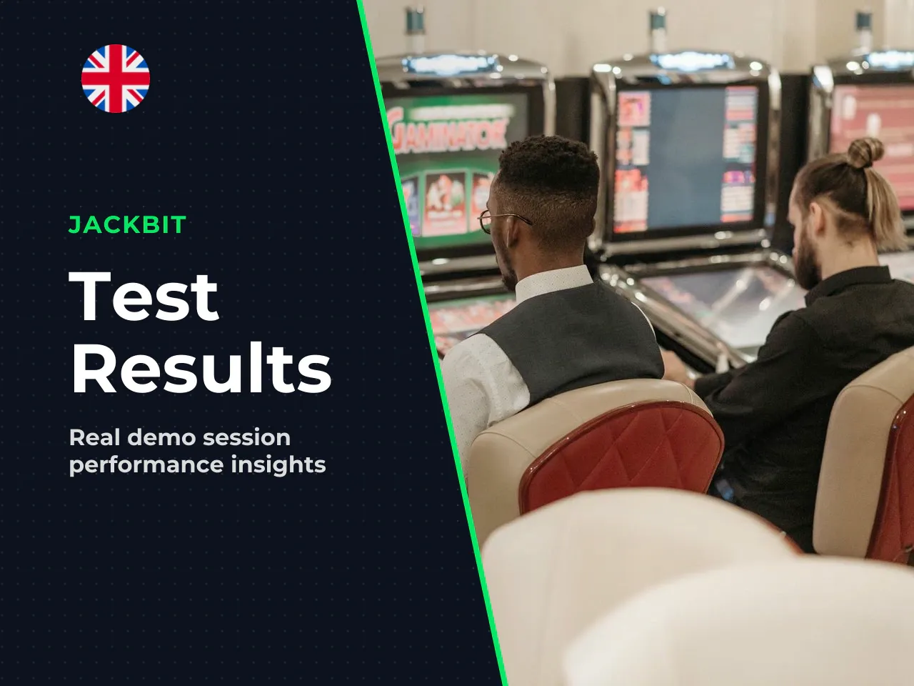 Test session results 100 spins at