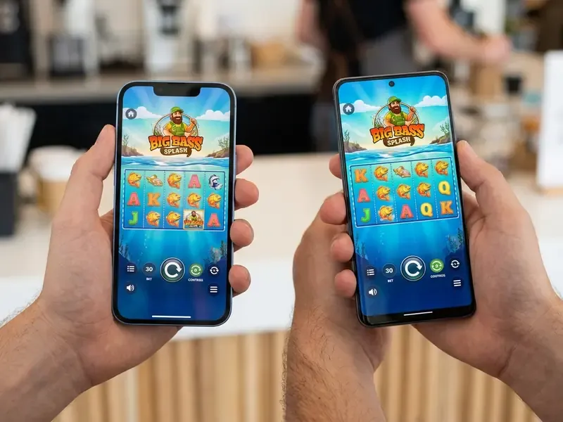 big bass splash mobile gameplay interface